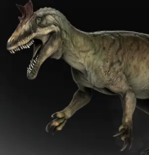 Massive: Crylophosaurus dinosaur, profile view