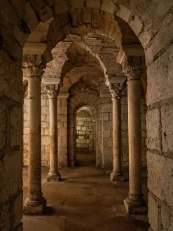 Ambulatory: Crypt, Abbaye Saint-Philibert, Tournus, Burgundy, France