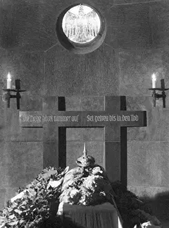 Crypt: The crypt of Hindenburg in the Tannenberg Memorial