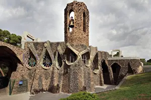 Colonia: Crypta Guell, Colonia Guell, Barcelona, Catalonia, Spain