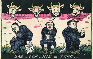 Coarse: Cryptic Postcard - Three Abbots empty their bowels