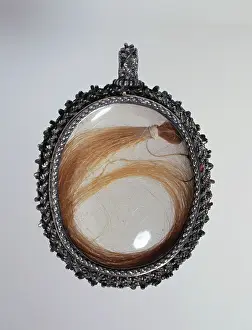 Relic: Crystal Medallion Mounted On Silver