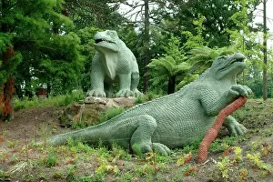 Lacertilia: Crystal Palace Dinosaur Models