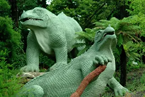 Lacertilia: Crystal Palace Dinosaur Models