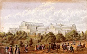 Paxton: Crystal Palace, Hyde Park, London, England. Building