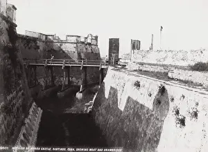 Drawbridge: Cuba: interior of Morro Castle