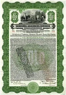 Certificates: CUBA SUGAR SHARE