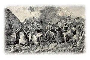 Plunder: Cuba. War of independence (1868-1898). Fire and