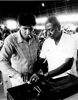 Locka: Cuban refugee is fingerprinted