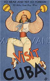 Maracas: CUBAN WOMAN DANCING