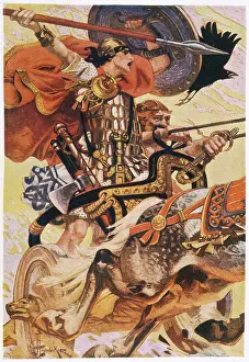 Chulainn: Cuchulain - Leyendecker