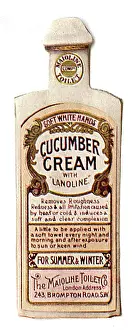 Toiletries: Cucumber cream