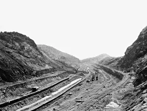 Culebra: Culebra Cut, Deepest Section of Panama Canal, c. 1905