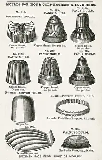 Mould: Culinary moulds 1887