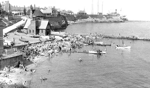 Cullercoats: Cullercoats, the Beach c1955