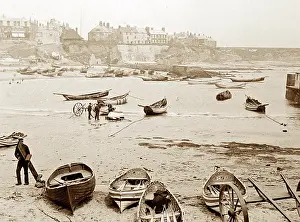Cullercoats: Cullercoats beach, Victorian period
