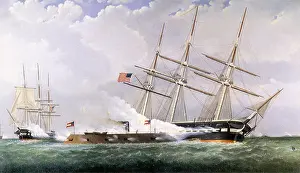 Destroying: Cumberland vs. Merrimac
