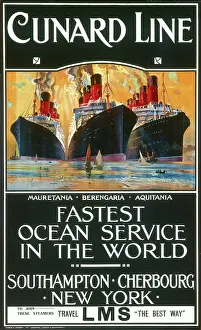 Berengaria: Cunard Line Poster