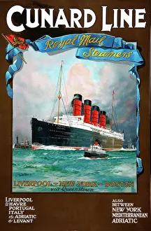 1907copy1: Cunard Line Poster