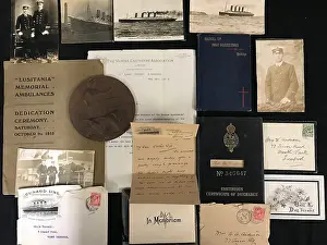 Rarest: Cunard Line, RMS Lusitania - assorted items