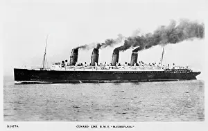 Holders: Cunard Line R.M.S. Mauretania
