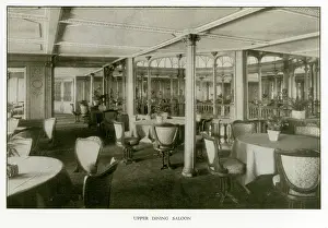 Mauretania: The Cunard Liner RMS Mauretania - Upper Dining Saloon