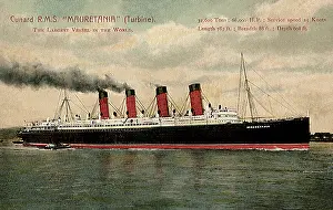 Shiptransit: Cunard R.M.S. Mauretania