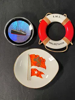 5ins: Cunard White Star Line - three souvenirs