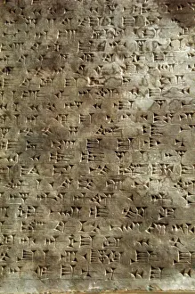 Cuneiform: Cuneiforme writing. Description of king Adab-Nirari III (810