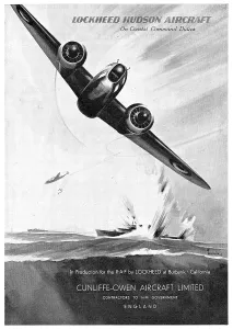 Hudsons: Cunliffe-Owen. Lockheed Hudsons For Coastal Command