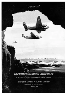 Hudsons: Cunliffe-Owen Manufactruring Lockheed