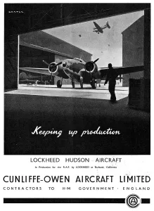 Cunliffe: Cunliffe-Owen. Manufacturing The Lockheed Hudson