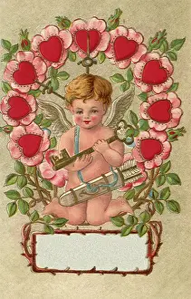 Encircled: Cupid with Key and Valentines