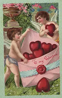 Puffed: Cupids with Envelope