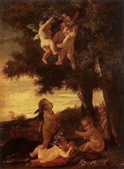 1635: Cupids and Genii, by Poussin