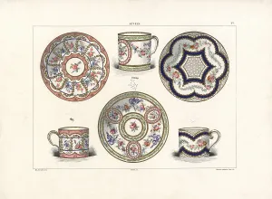 Carree: Cups and saucers of the Carree style