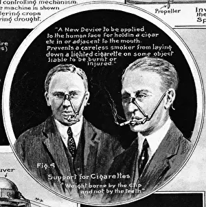 Liable: Curiosities from the Patent Office; Support for cigarettes