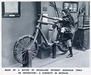 Nyasaland: A curiosity in bicycles in the British Empire Exhibition