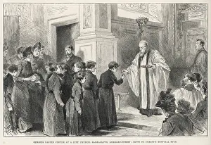 Hallows: Curious Easter Custom at a City Church 1890