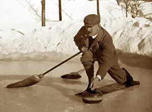 Curling: Curling, Scotland, early 1900s