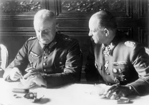 Bodyguard: Curt Haase and Sepp Dietrich, 1942