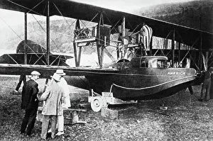 Bi Plane: Curtiss America Biplane Flying-Boat