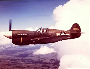 Warhawk: Curtiss P-40E -known as the Warhawk in the US and the K