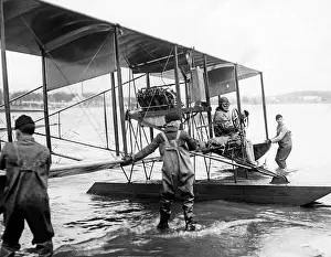 Airspace: Curtiss Pusher flying boat, 1928