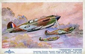 The J Salmon Image Archive (grenville): Curtiss Tomahawk Fighter Aircraft of the RAF