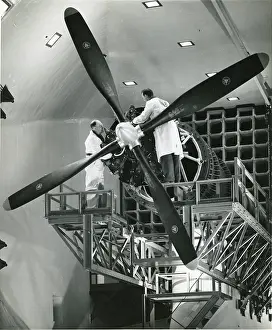 8ins: Curtiss-Wright 16ft 8ins, four-blade, hollow steel propeller