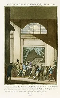 Necker: Curtius taking away the busts of the Duke of Orleans