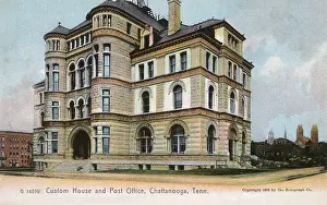 Chattanooga: Custom House and Post Office, Chattanooga, Tennessee, USA