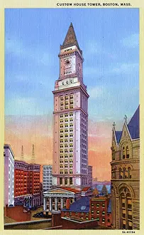 Amerian: Customs House Tower - Boston, Massachusetts
