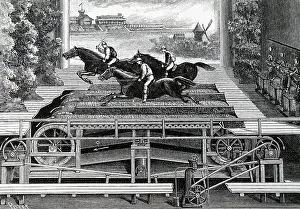 Varietes: Cut-away view of the stage at the Theatre des